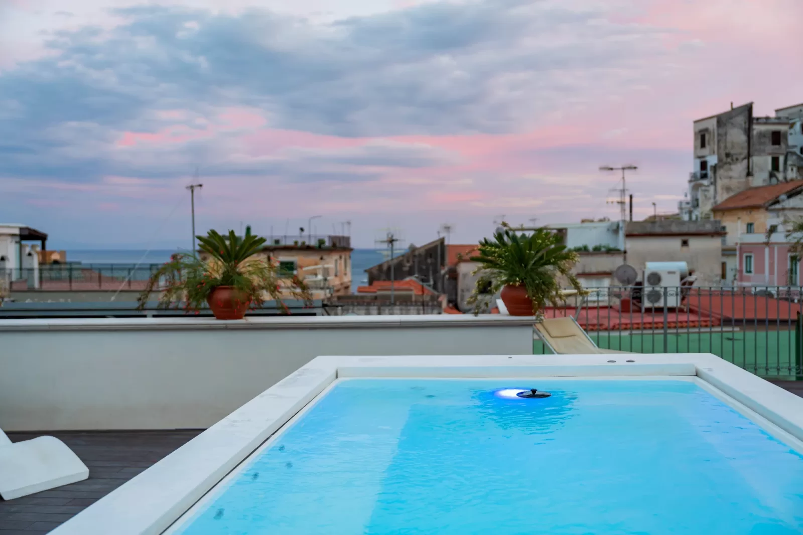 Terraza Solárium - Hotel Santa Lucia Minori