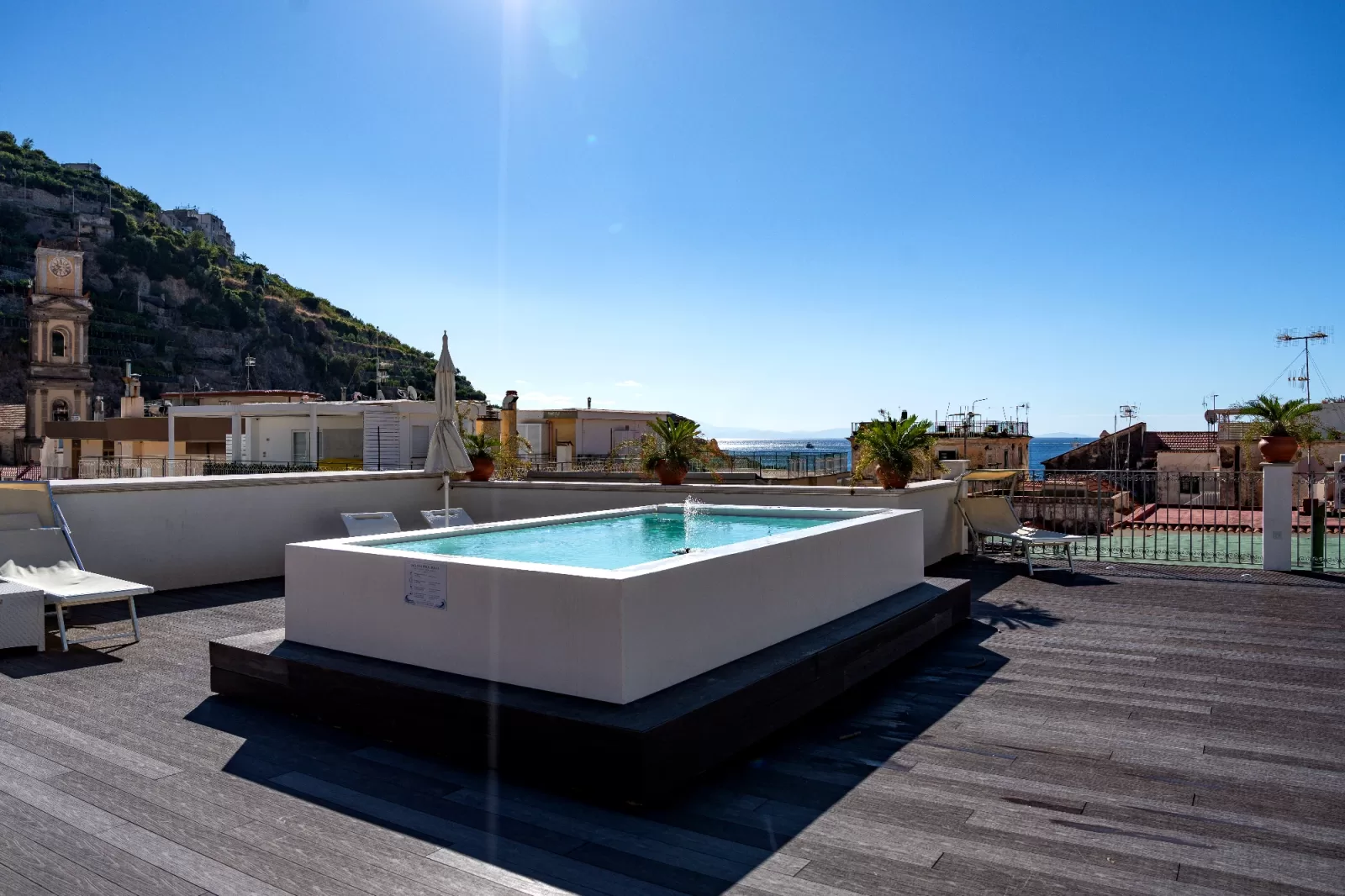 Terraza Solárium - Hotel Santa Lucia Minori